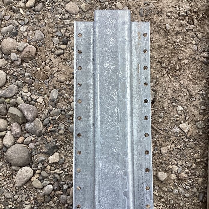 4 1/2" X 1 1/2" TRIDENT STEEL POST REPLACEMENT FOR WOOD FENCES