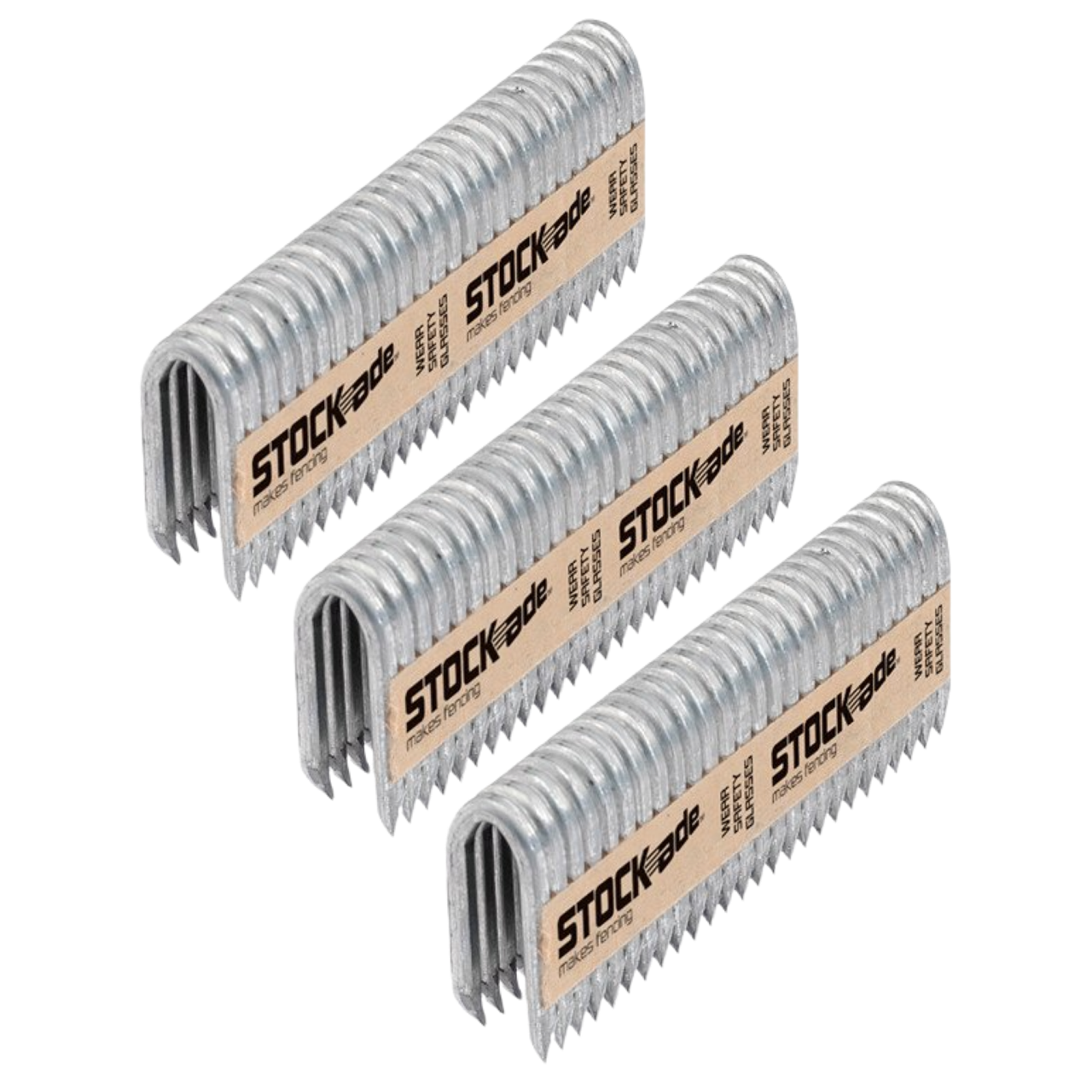 1 3/4" STOCK-ADE ST400 BARBED STAPLES / CLIP