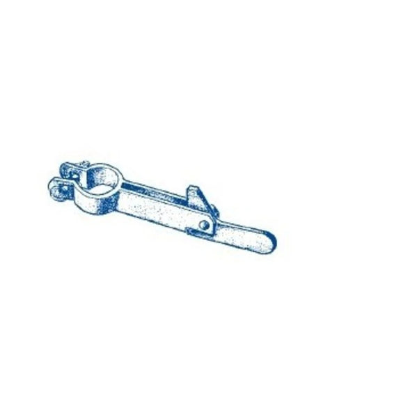 1 5/8'' PRESSED STEEL GATE KEEPER-DUCK BILL BLACK