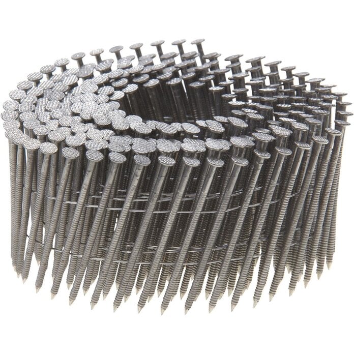 1 3/4 x .090  15DEG. STAINLESS STEEL RING SHANK NAIL/COIL
