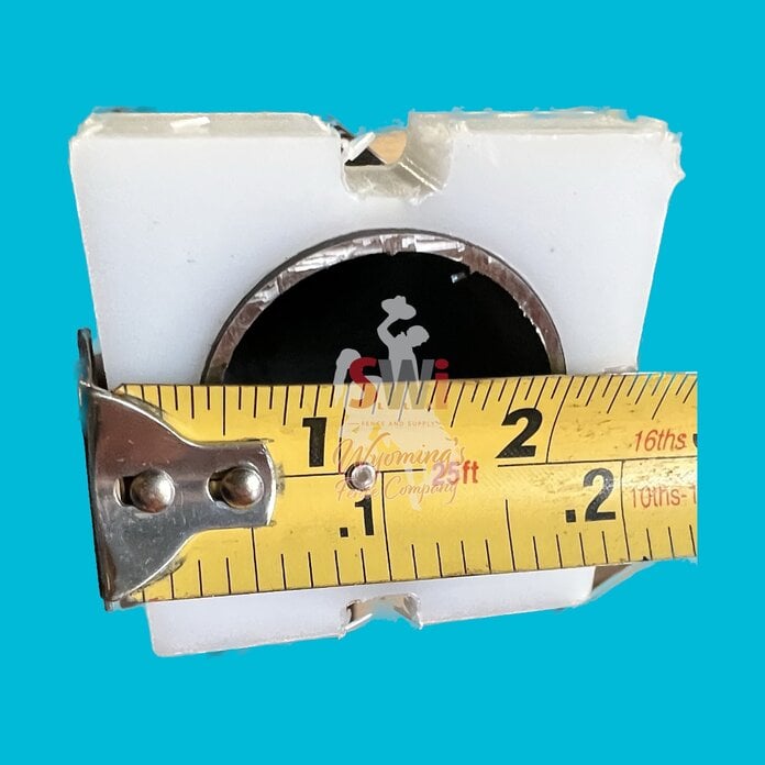HIGH DENSITY POST ADAPTOR 1 5/8” ROUND X 2 1/2” SQUARE ORNAMENTAL POST