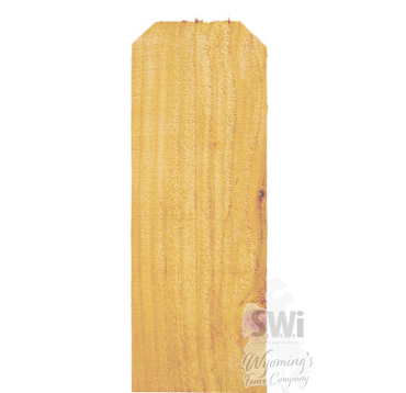 5/8'' x 5 1/2'' x 6' DOG EAR CEDAR PICKET - #2 NO HOLE