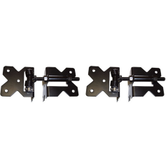 ADJUSTABLE STEEL SELF CLOSING HINGE (STANDARD) WHITE