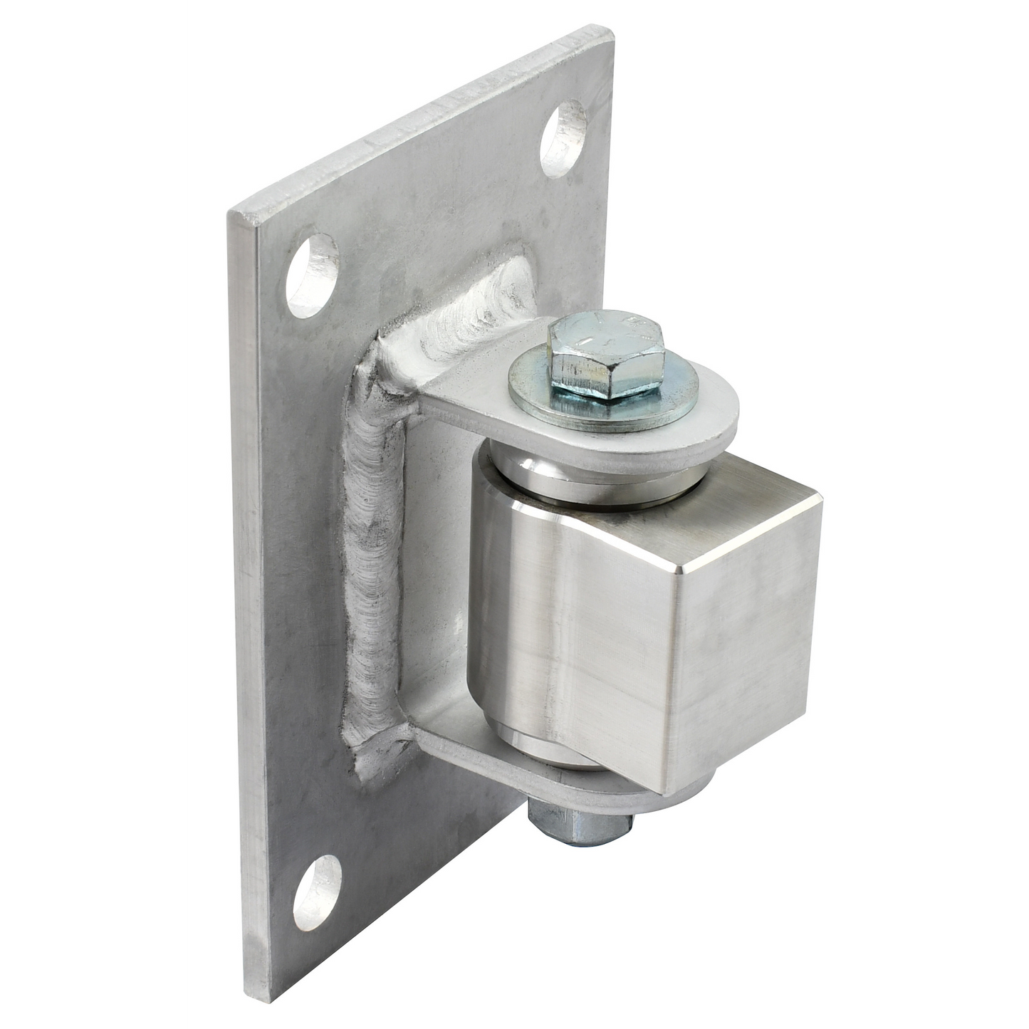 Aluminum Half Bolt-on BadAss for 4” Fence Posts - Sold Each