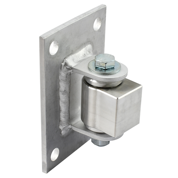 Aluminum Half Bolt-on BadAss for 4” Fence Posts - Sold Each