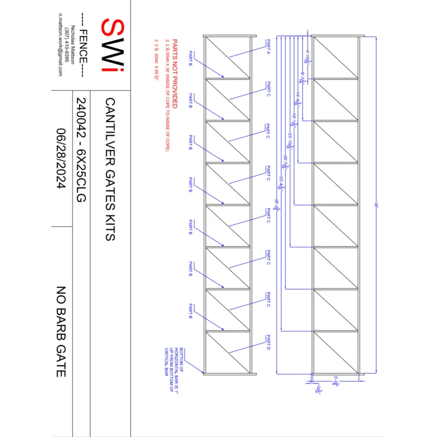 Cantilever Gate Kit
