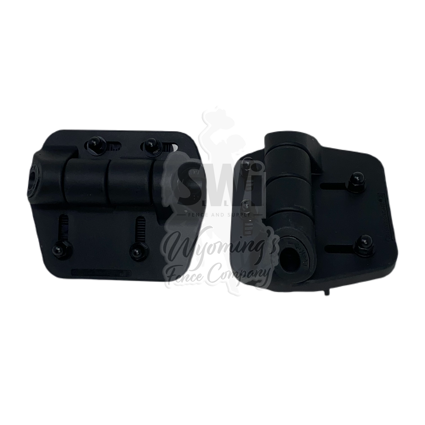 CORNERSTONE HINGE - SPRING LOADED (BLACK)