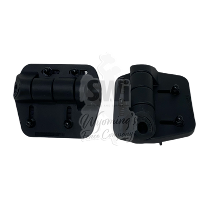 CORNERSTONE HINGE - SPRING LOADED (BLACK)