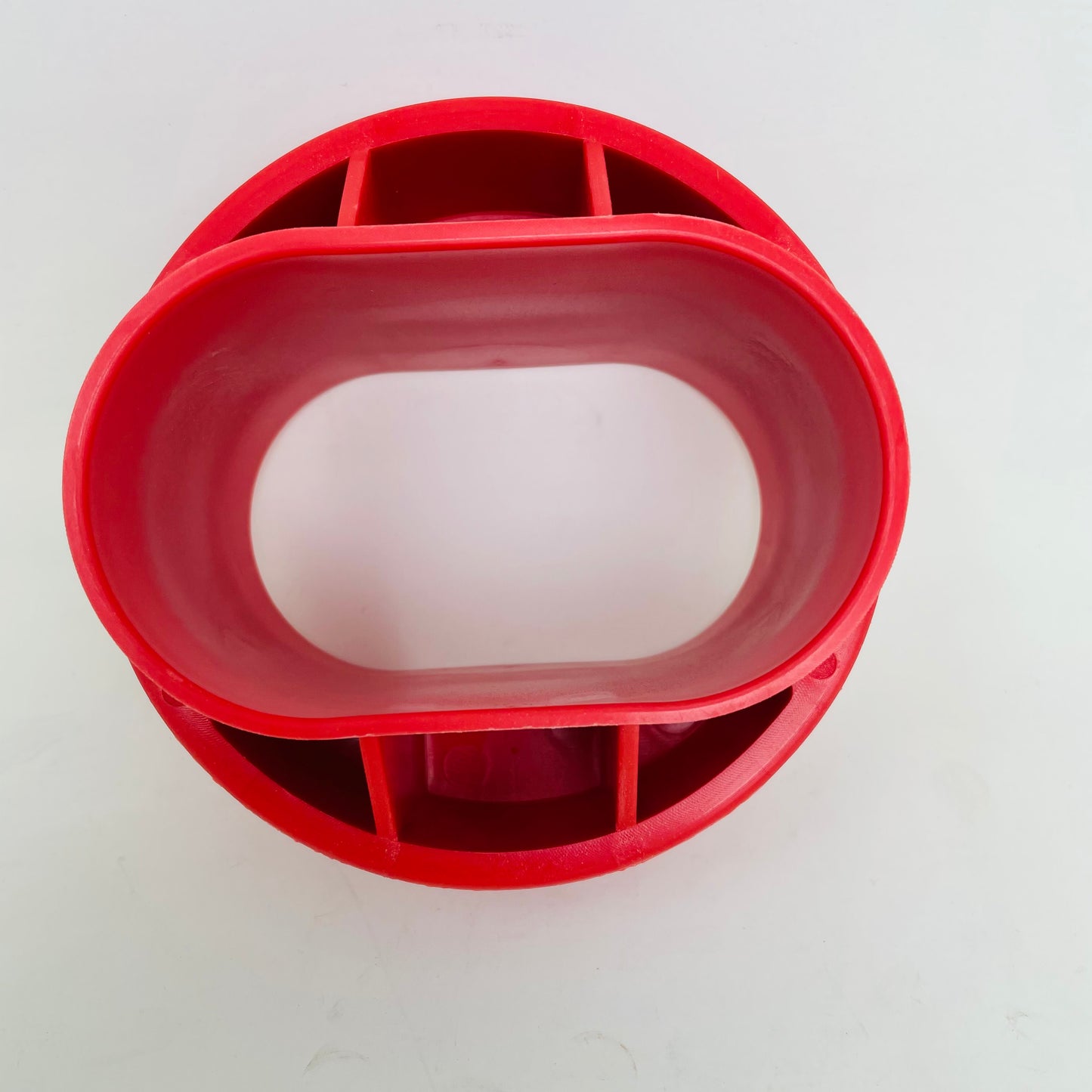 HEAVY DUTY VINYL POST TO PIPE ADAPTER  DONUT 2 3/8" X 5" X 5"