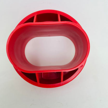 HEAVY DUTY VINYL POST TO PIPE ADAPTER  DONUT 2 3/8" X 5" X 5"