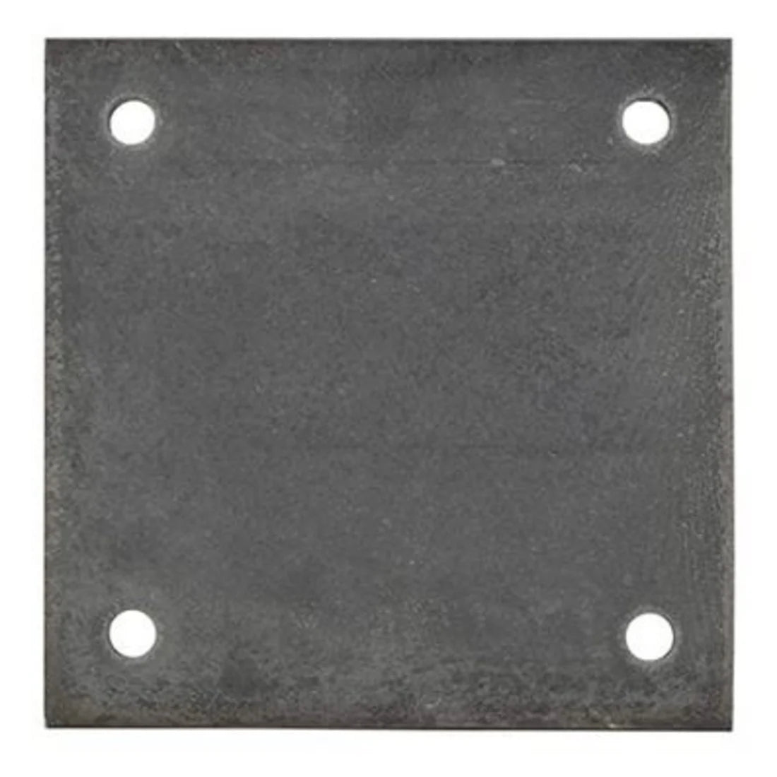 Plated Post For Concrete Mounted Chain link Fence / SS-40 Post Welded to 6X6 base plates