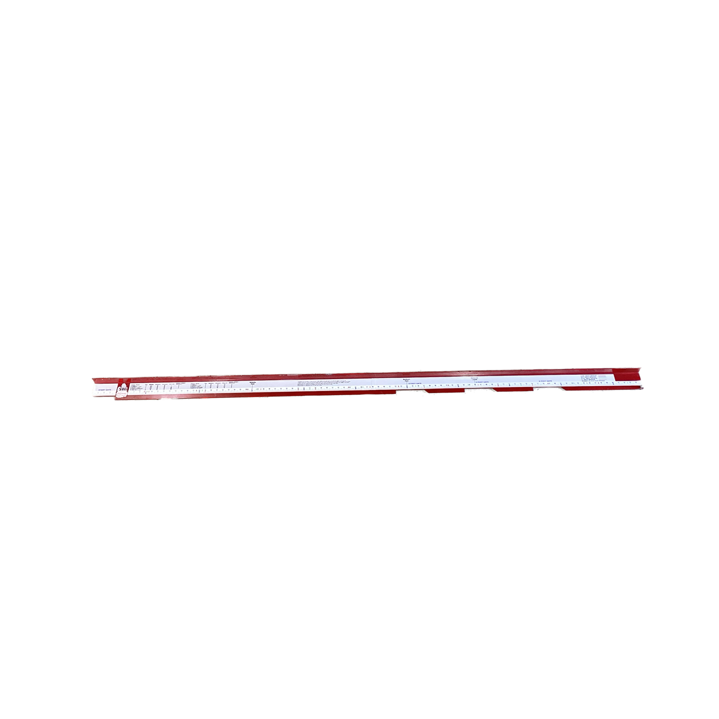 RED STEEL STRAIGHT TOPPER PICKET BUMP BOARD