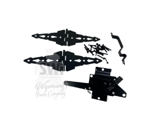 WESTERN GATE HARDWARE SET BLACK - WALK