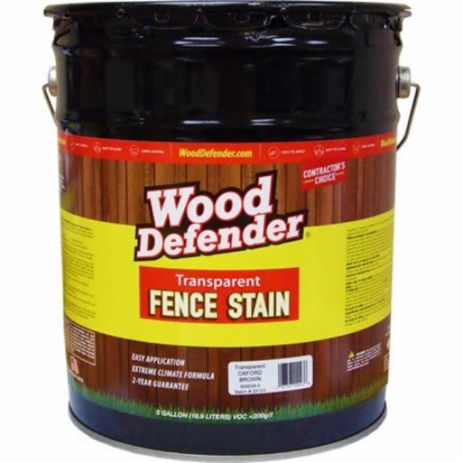 Wood Defender Transparent Fence Stain (5 gal)