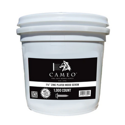 Cameo  1 1/4'' Hex Head Zinc Screws with Free Milwaukee Nutdriver