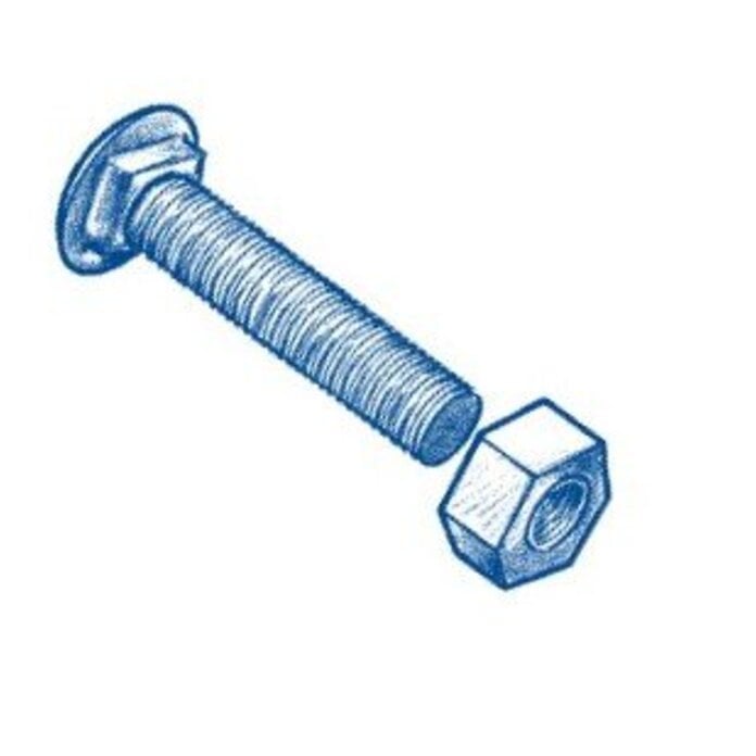 HOT DIP GALVANIZED CARRIAGE BOLT