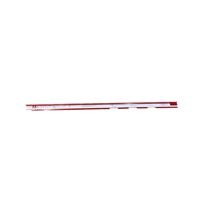 RED STEEL STRAIGHT TOPPER PICKET BUMP BOARD