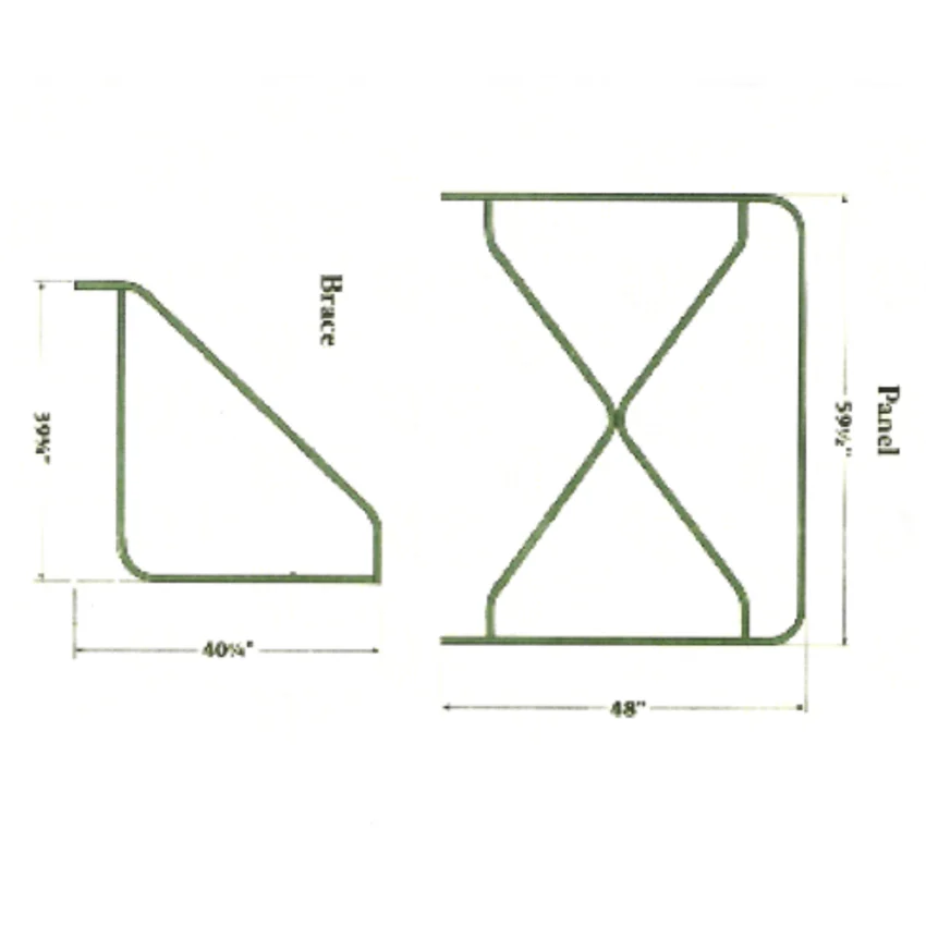 EASY FENCE H-BRACE PANEL