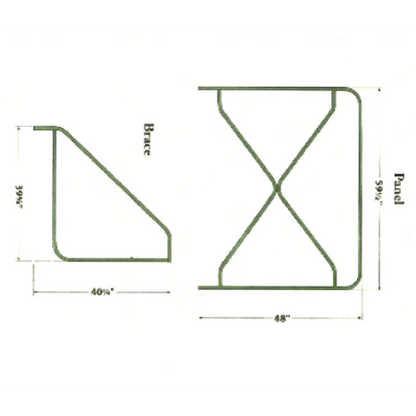 EASY FENCE H-BRACE PANEL