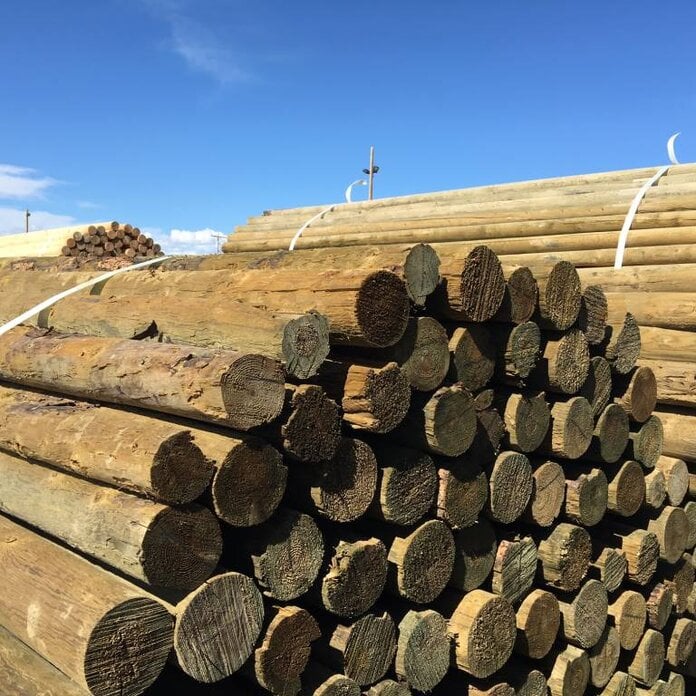 ACQ TREATED FENCE RAILS/ CORRAL POLES