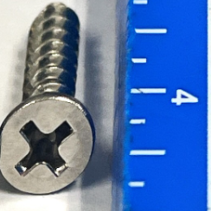 #8 X  5/8'' Flat Head Phillips Wood Screws Stainless Steel