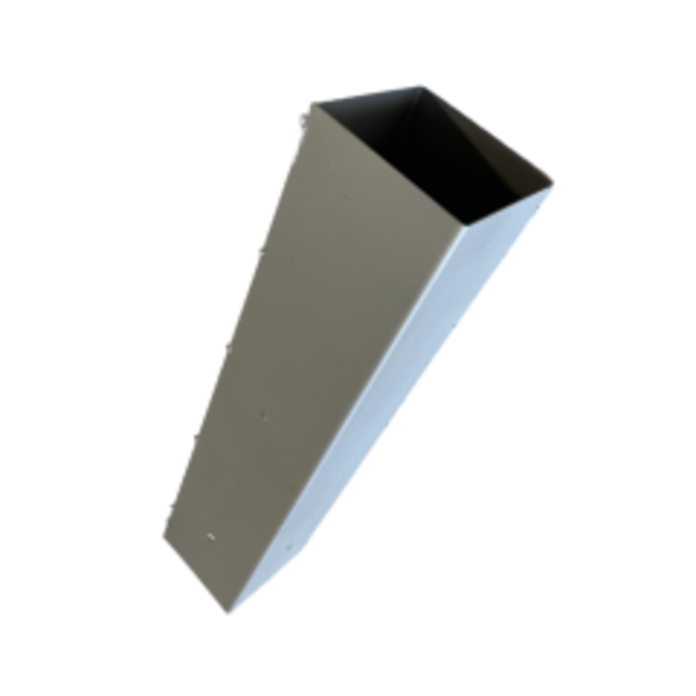 STAINLESS STEEL REMOVABLE VINYL POST SLEEVE 5" X 5" X 24"